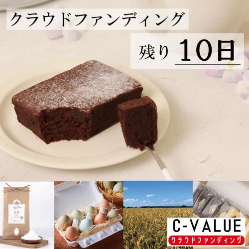  「千葉県産のお米１００％の米粉を使用したチーズケーキ、ガトーショコラ」クラウドファンディングをはじめました。      <div class=